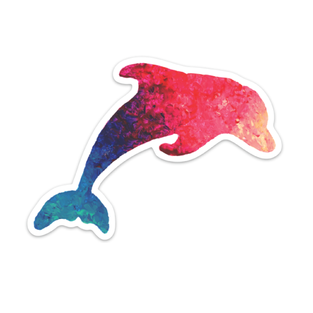 Dolphin Vinyl Sticker