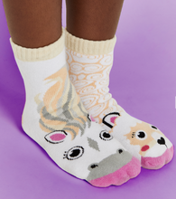 Load image into Gallery viewer, Horse and Alpaca | Kid Socks| Pals Fun Mismatched Socks
