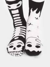 Load image into Gallery viewer, Halloween Skeleton | Adult Socks| Pals Fun Mismatched Socks
