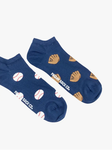Baseball Unisex Mismatched Ankle Socks