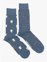 Load image into Gallery viewer, Coffee and Donuts Unisex Mismatched Socks
