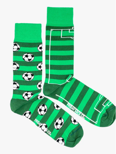 Soccer Unisex Mismatched Socks