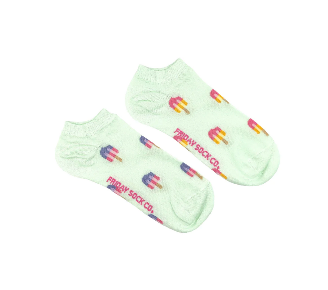 Pop Till You Drop Women's Mismatched Popsicle Ankle Socks