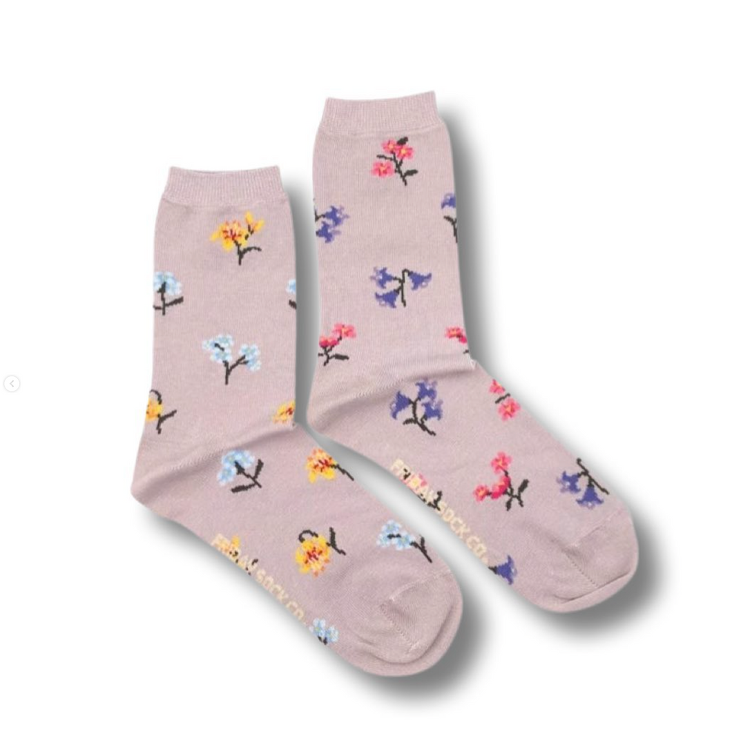 Wildflower Mismatched Women's Socks