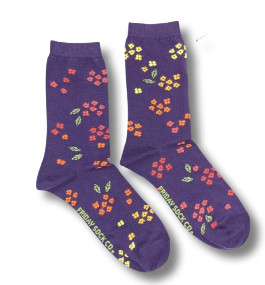 Purple Ombre Mismatched Women's Socks