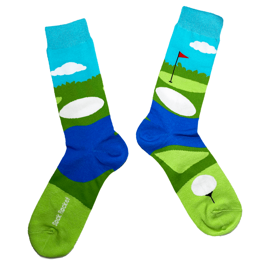 Golf Socks | Adult Socks | Fun Mismatched Socks