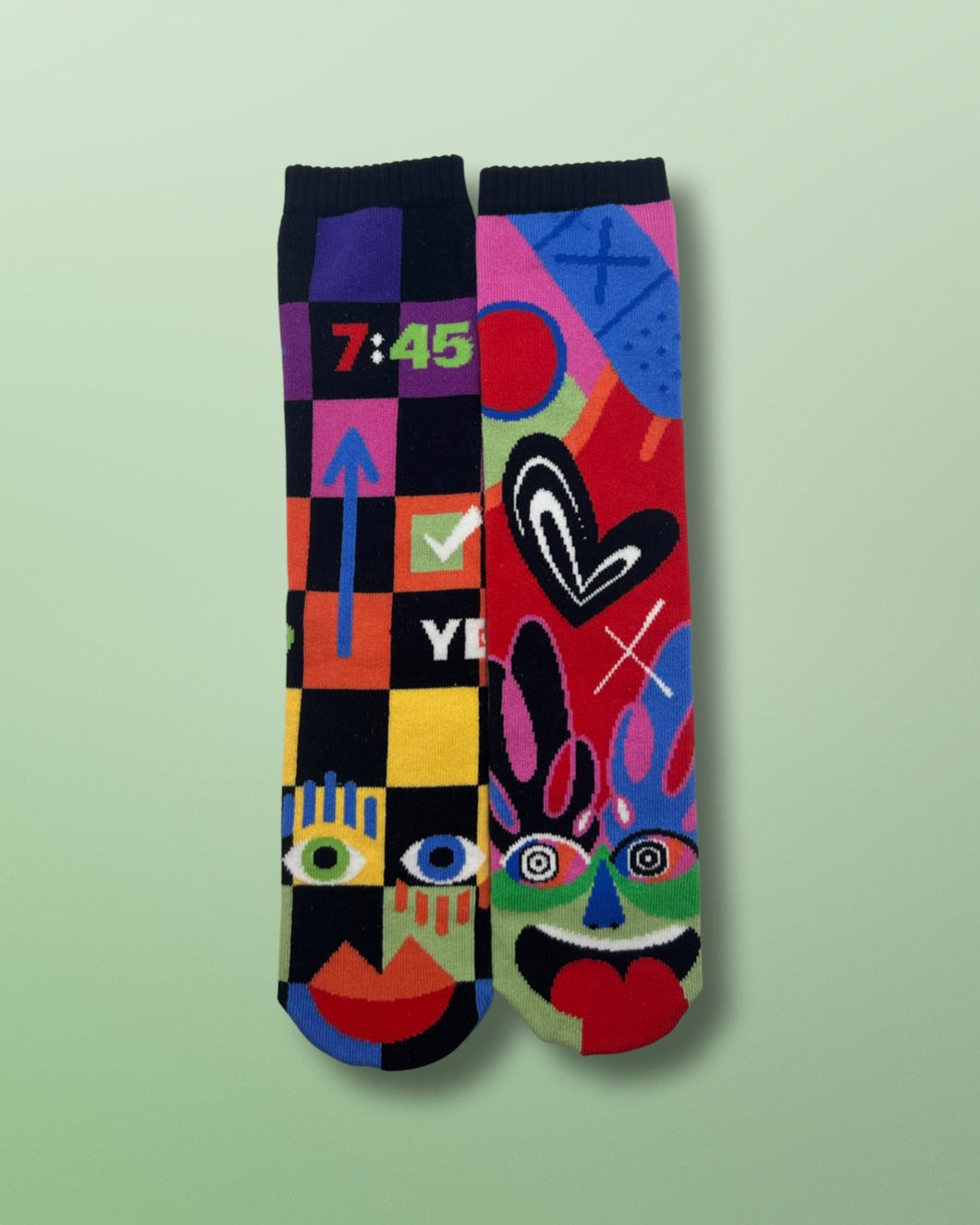 Planner & Spontaneous | Adult Collectible Socks by Jason Naylor